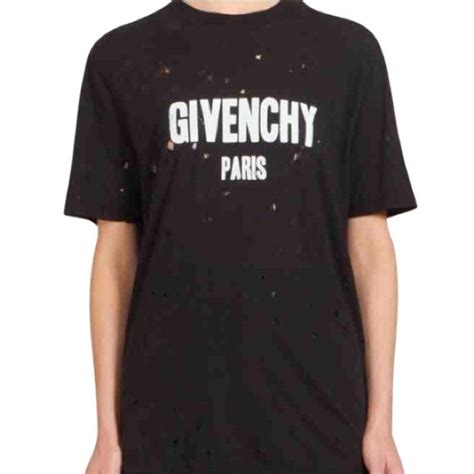 givenchy made in france t shirt|givenchy top with holes.